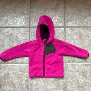 Girls North Face baby fleece 6-12 months